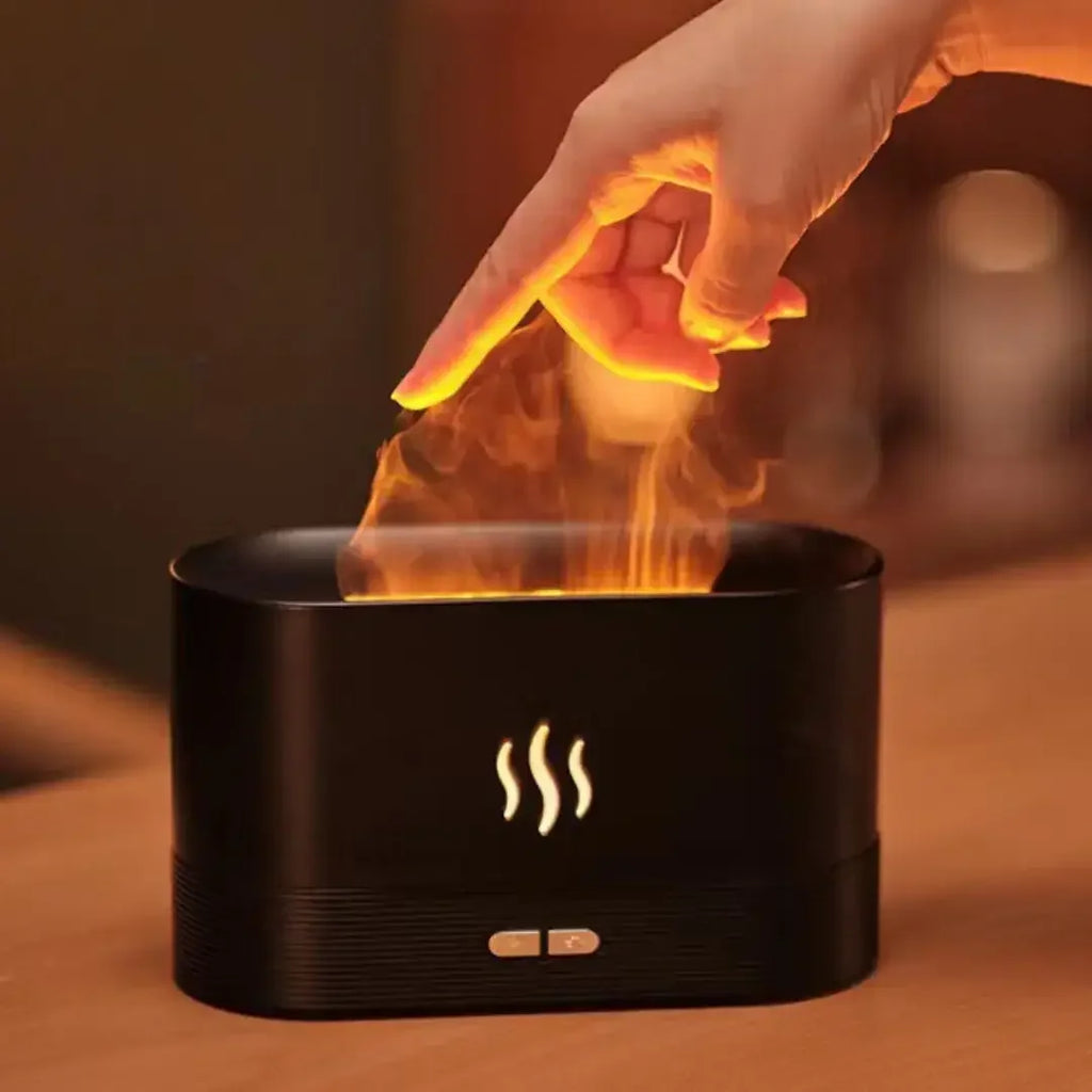 Umidificador Difusor de Aromas Lareira Aromaterapia